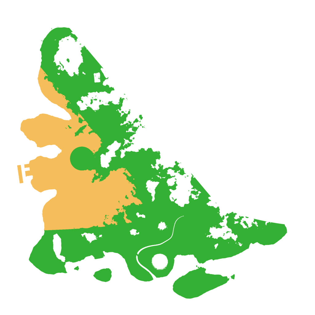 Biome Rust Map: Procedural Map, Size: 3500, Seed: 653211979