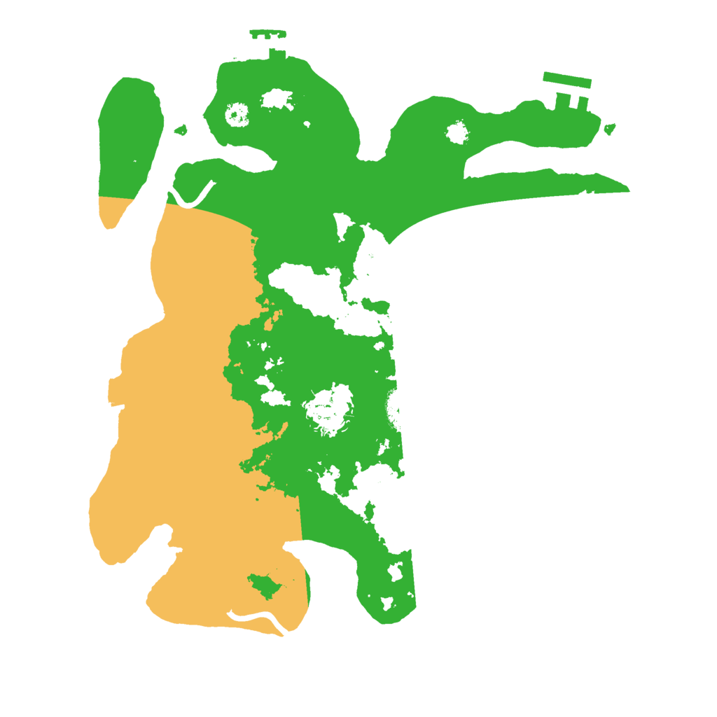 Biome Rust Map: Procedural Map, Size: 3000, Seed: 398221439