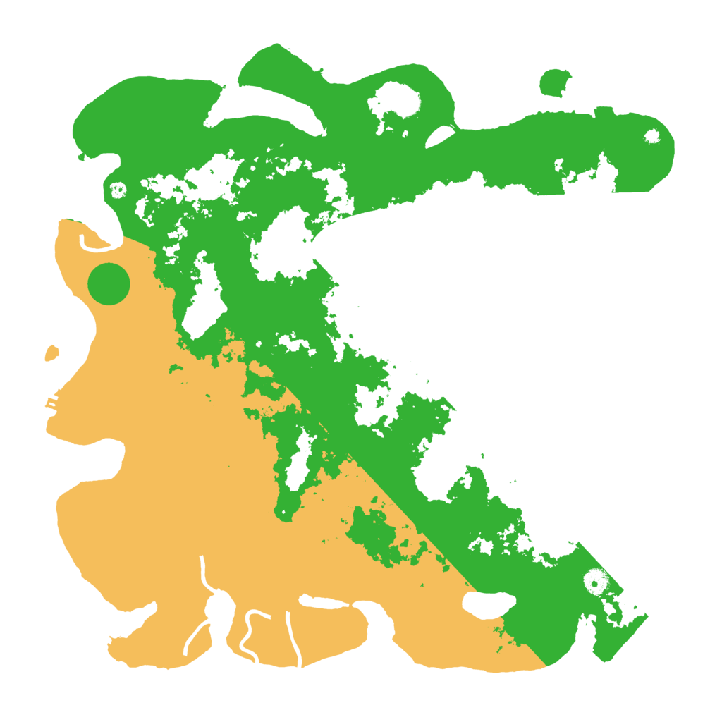 Biome Rust Map: Procedural Map, Size: 4500, Seed: 1672497580