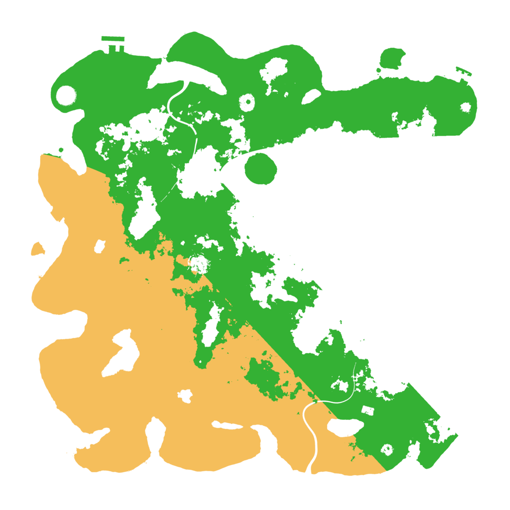 Biome Rust Map: Procedural Map, Size: 4500, Seed: 1672497580