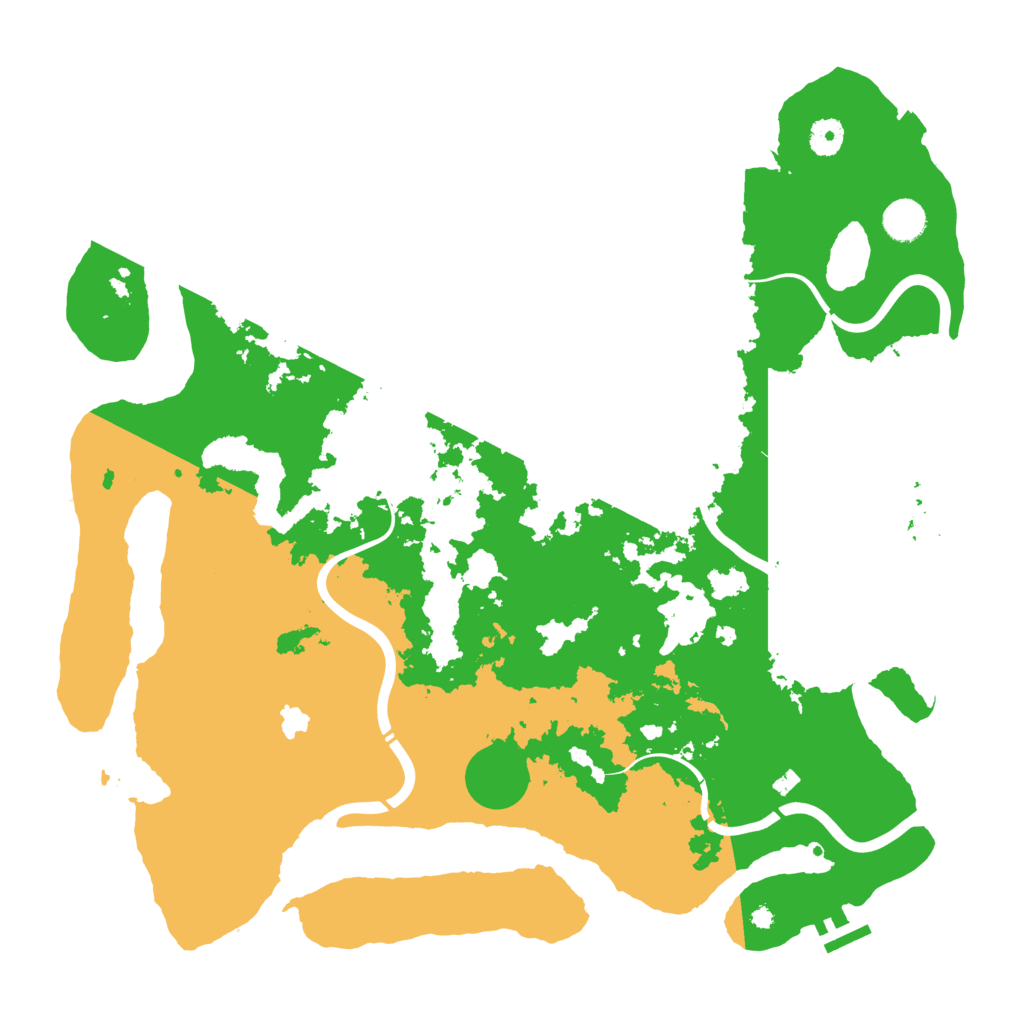 Biome Rust Map: Procedural Map, Size: 4250, Seed: 172489787
