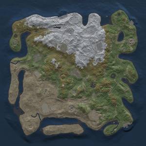 Thumbnail Rust Map: Procedural Map, Size: 4250, Seed: 172489787, 19 Monuments