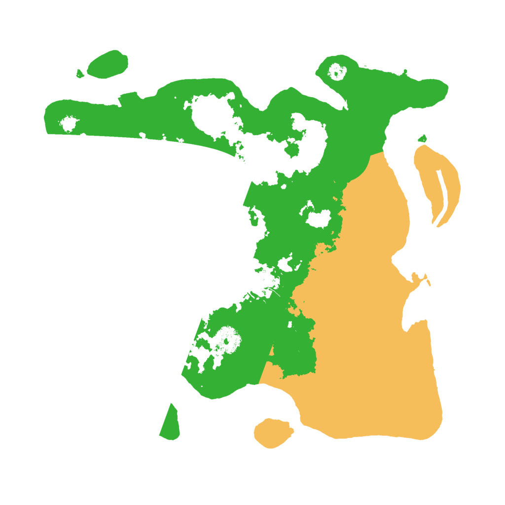 Biome Rust Map: Procedural Map, Size: 3000, Seed: 521363986