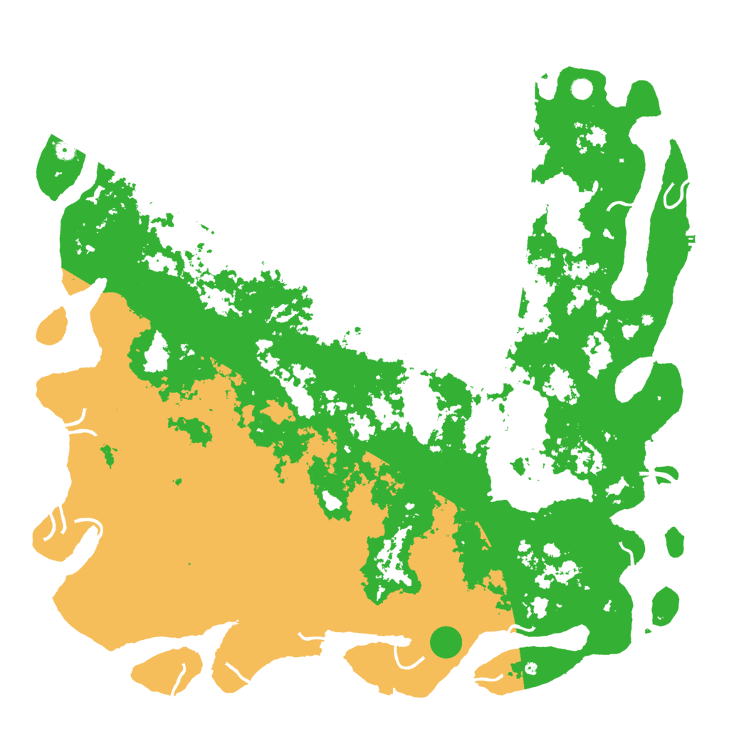 Biome Rust Map: Procedural Map, Size: 6000, Seed: 1865863231