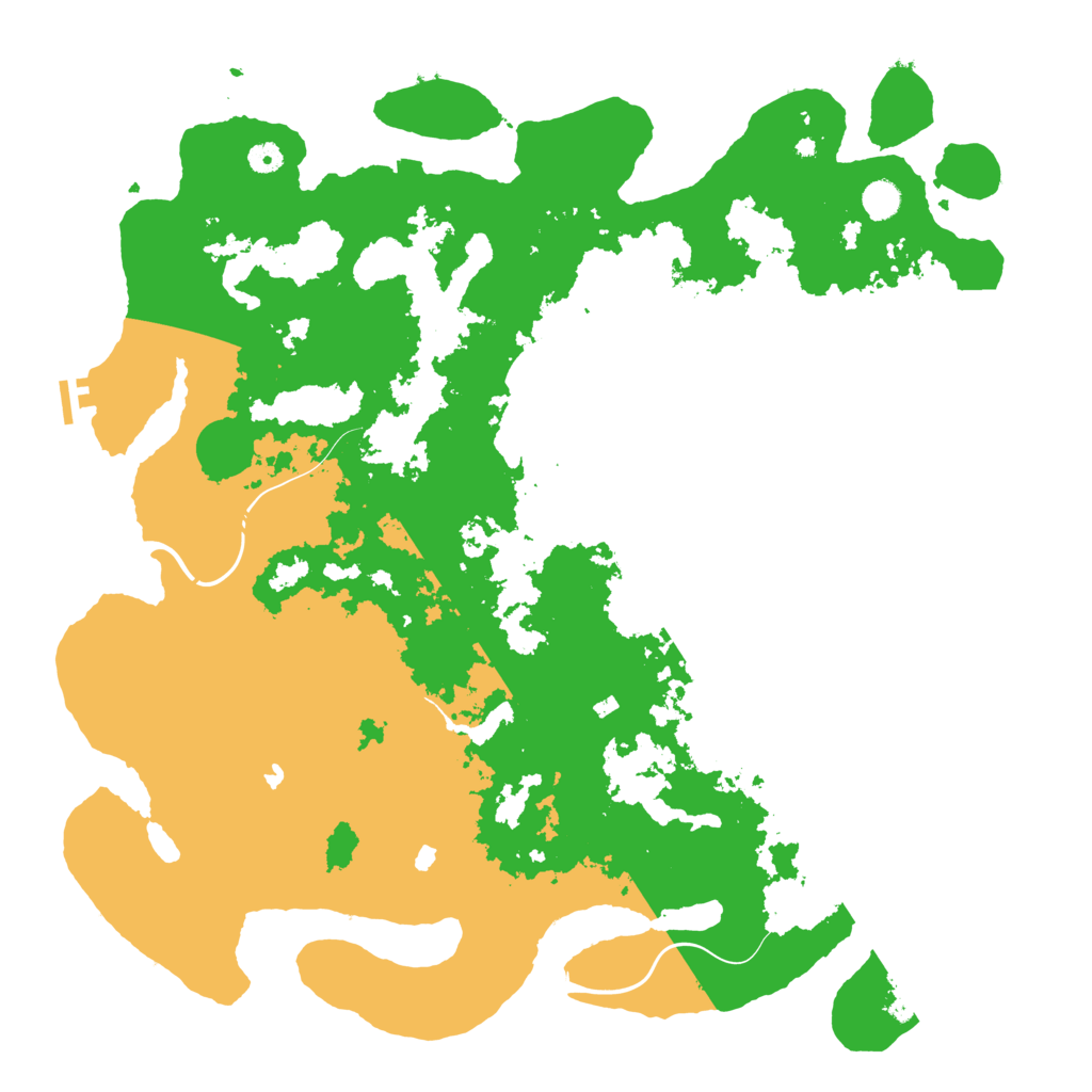 Biome Rust Map: Procedural Map, Size: 5000, Seed: 1008173844