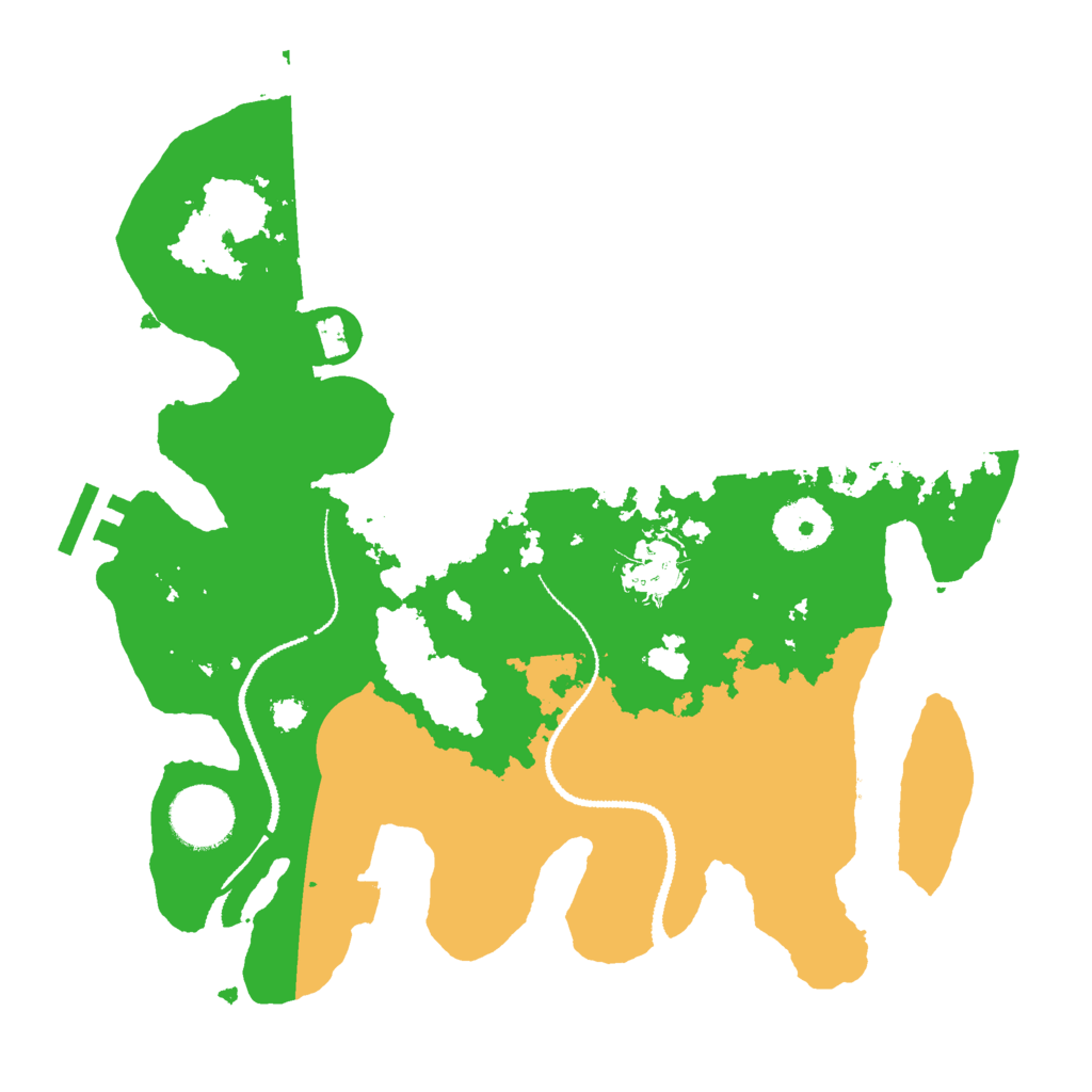 Biome Rust Map: Procedural Map, Size: 3000, Seed: 493924094
