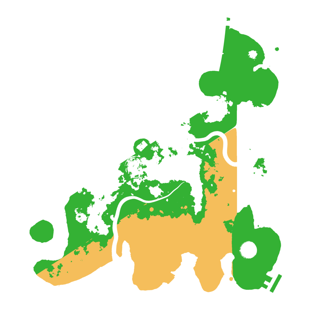 Biome Rust Map: Procedural Map, Size: 3300, Seed: 45690898