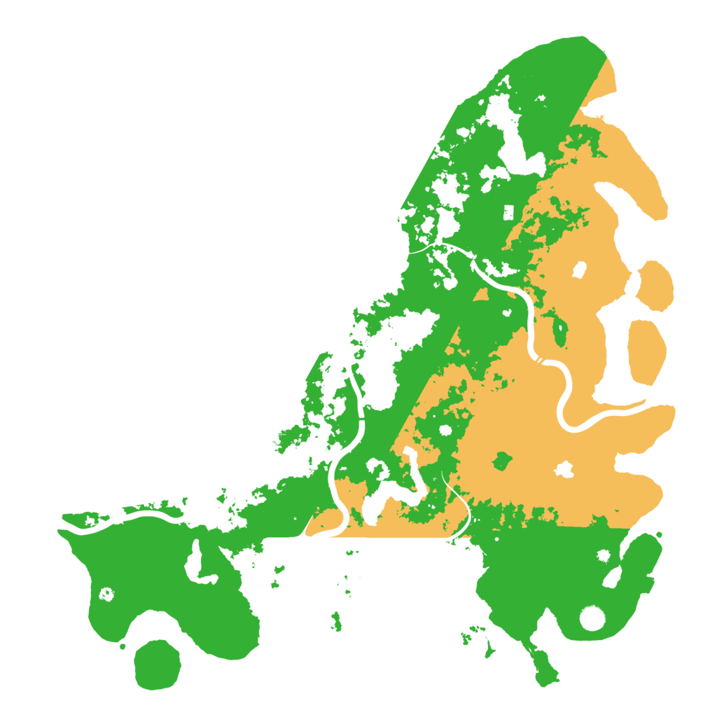 Biome Rust Map: Procedural Map, Size: 5000, Seed: 120000