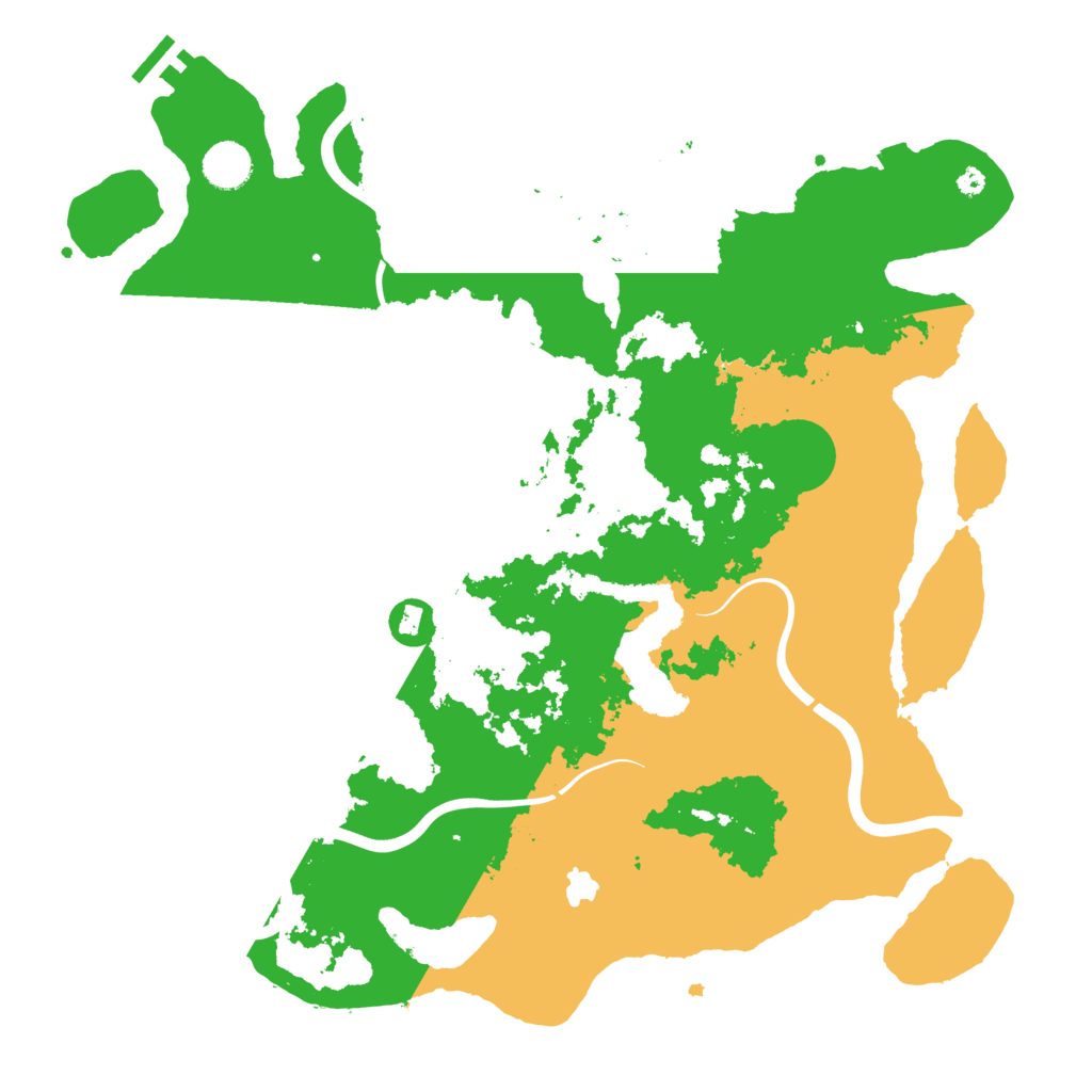 Biome Rust Map: Procedural Map, Size: 4000, Seed: 990249782