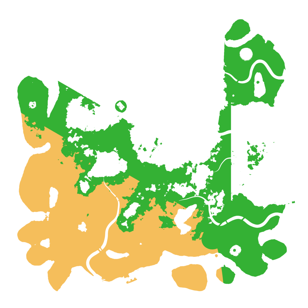 Biome Rust Map: Procedural Map, Size: 4250, Seed: 390781655