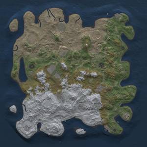 Thumbnail Rust Map: Procedural Map, Size: 4250, Seed: 2044634564, 19 Monuments