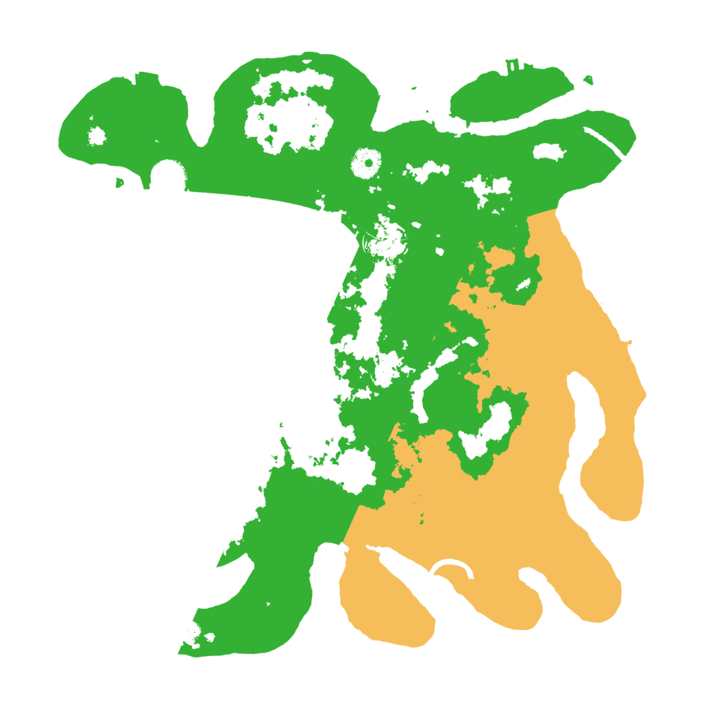 Biome Rust Map: Procedural Map, Size: 3500, Seed: 835454916