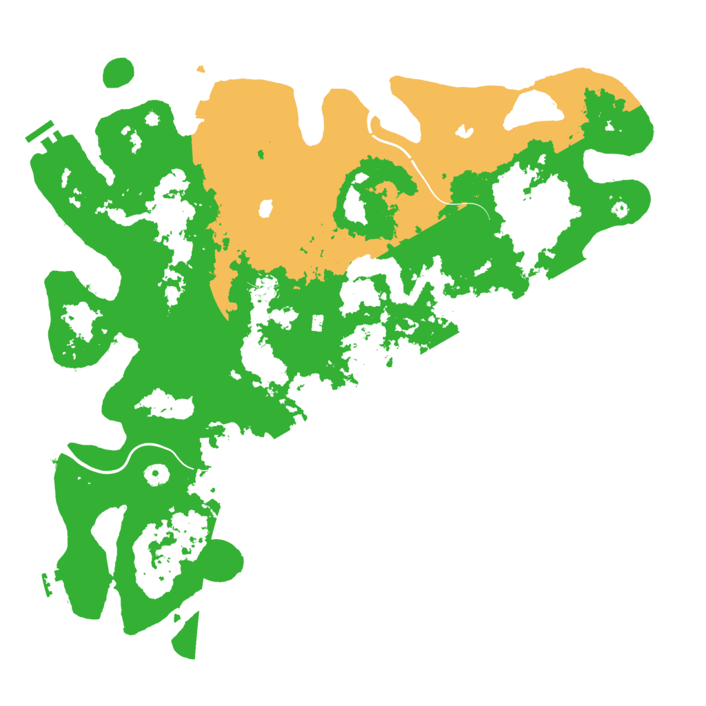 Biome Rust Map: Procedural Map, Size: 4500, Seed: 2259097