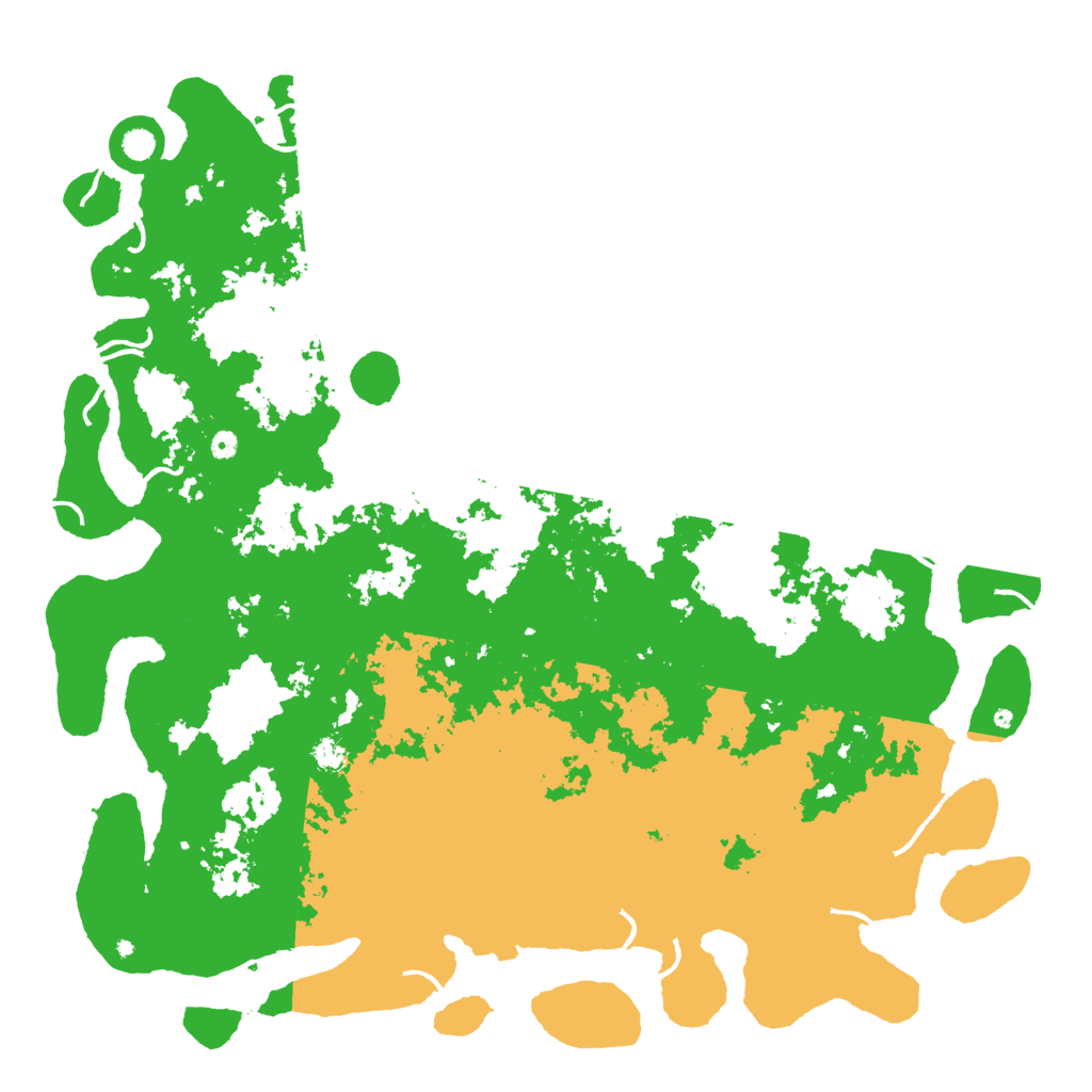 Biome Rust Map: Procedural Map, Size: 6000, Seed: 1104079554