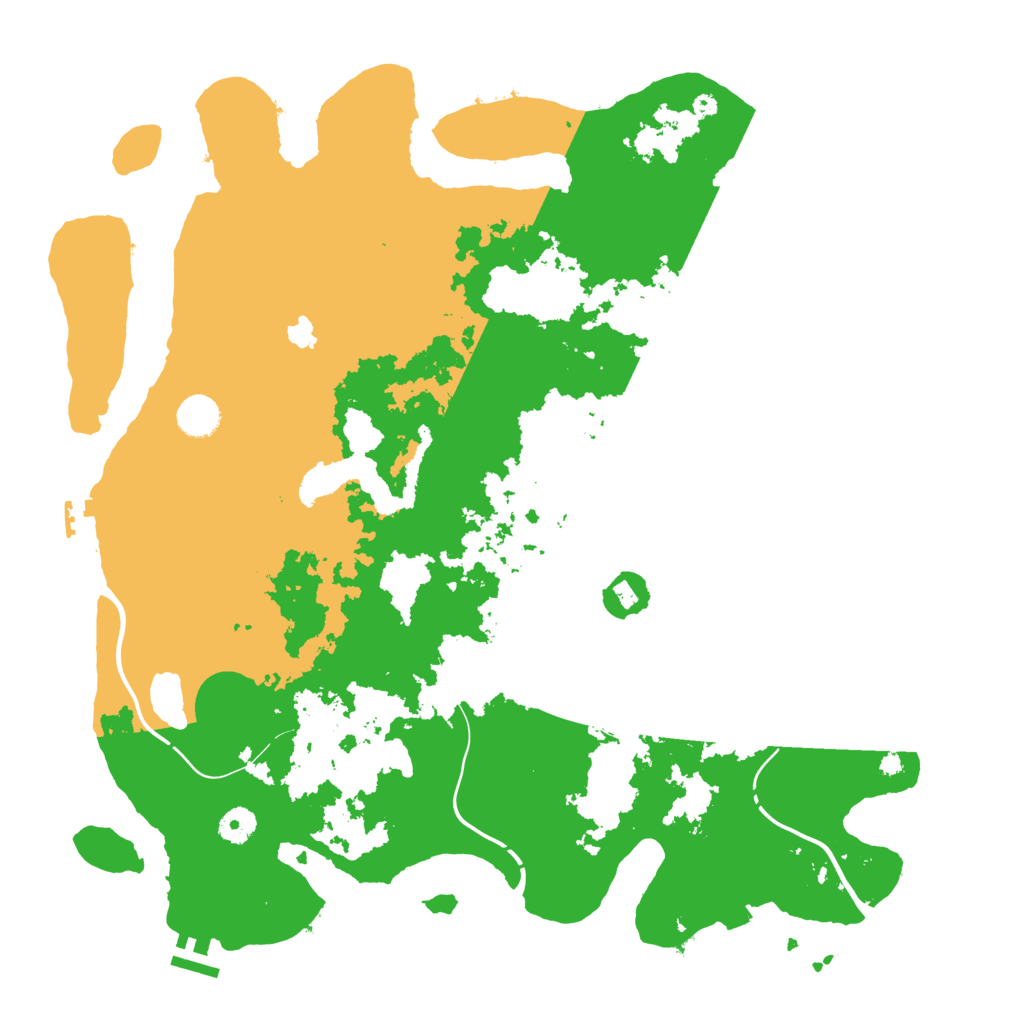 Biome Rust Map: Procedural Map, Size: 4250, Seed: 719702551