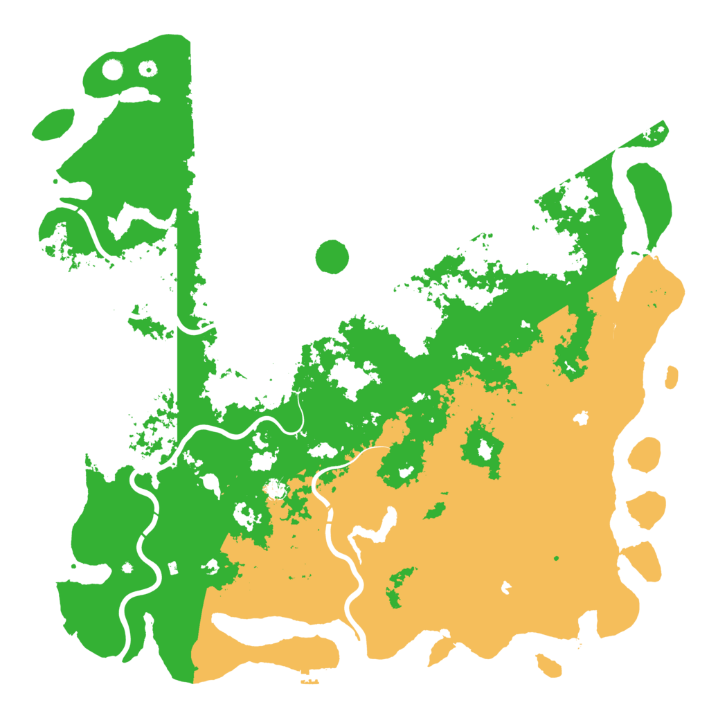 Biome Rust Map: Procedural Map, Size: 6000, Seed: 851919