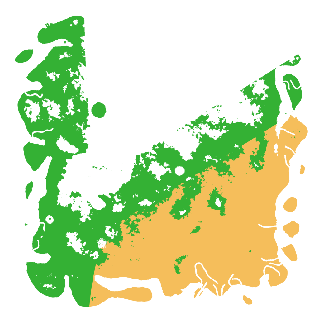 Biome Rust Map: Procedural Map, Size: 6000, Seed: 851919