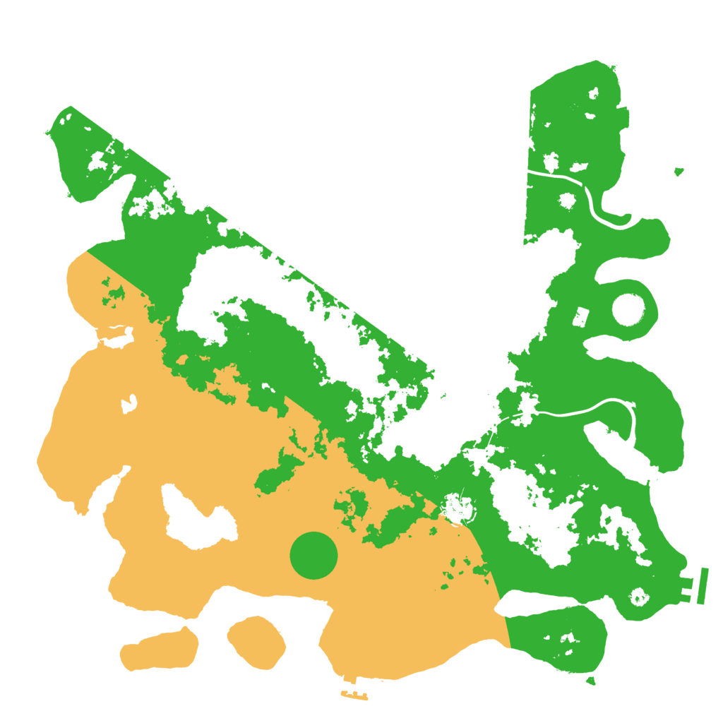 Biome Rust Map: Procedural Map, Size: 4000, Seed: 274045317