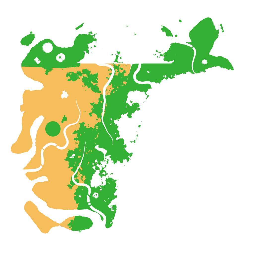 Biome Rust Map: Procedural Map, Size: 4400, Seed: 40552353