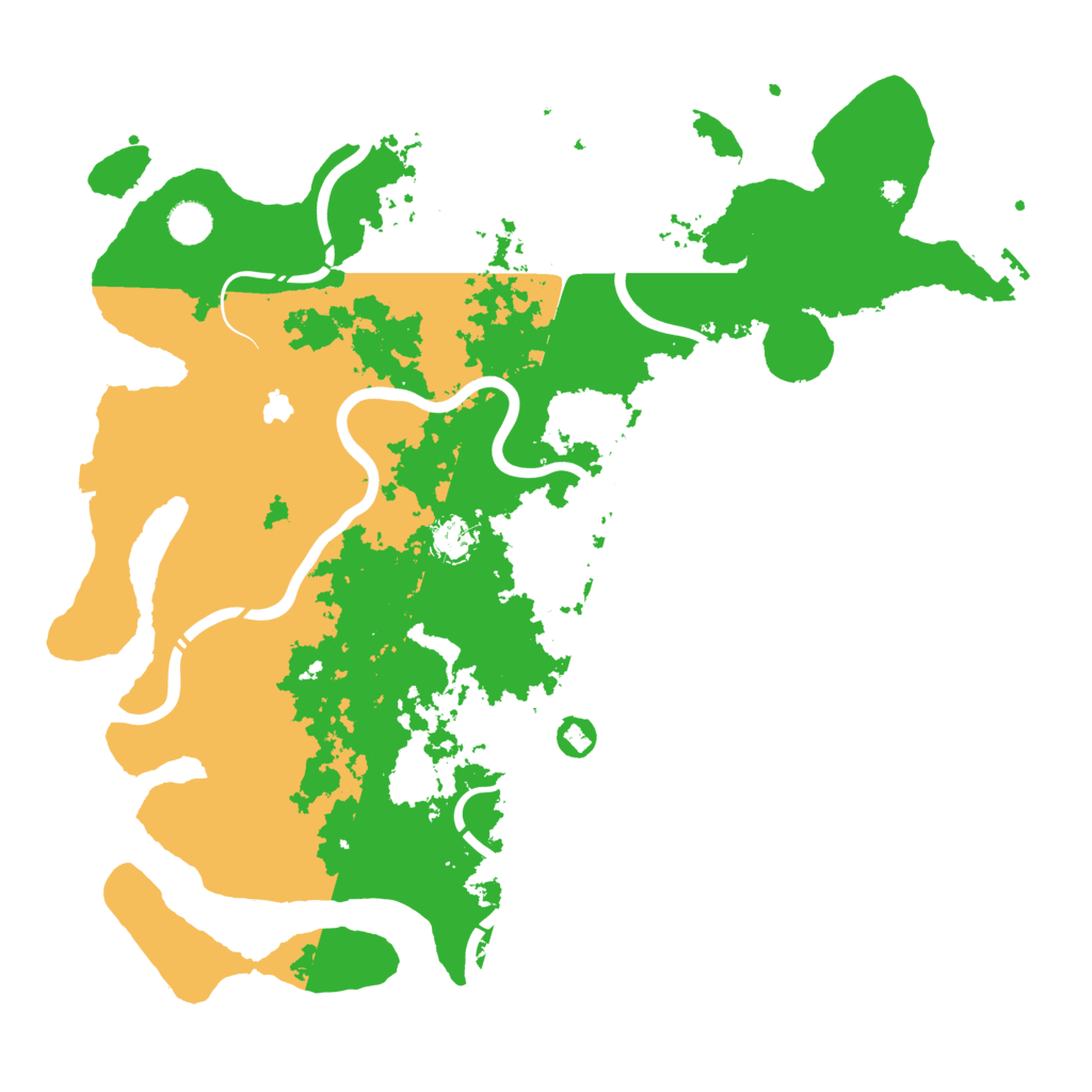 Biome Rust Map: Procedural Map, Size: 4400, Seed: 40552353