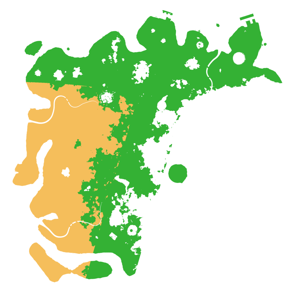 Biome Rust Map: Procedural Map, Size: 4400, Seed: 40552353