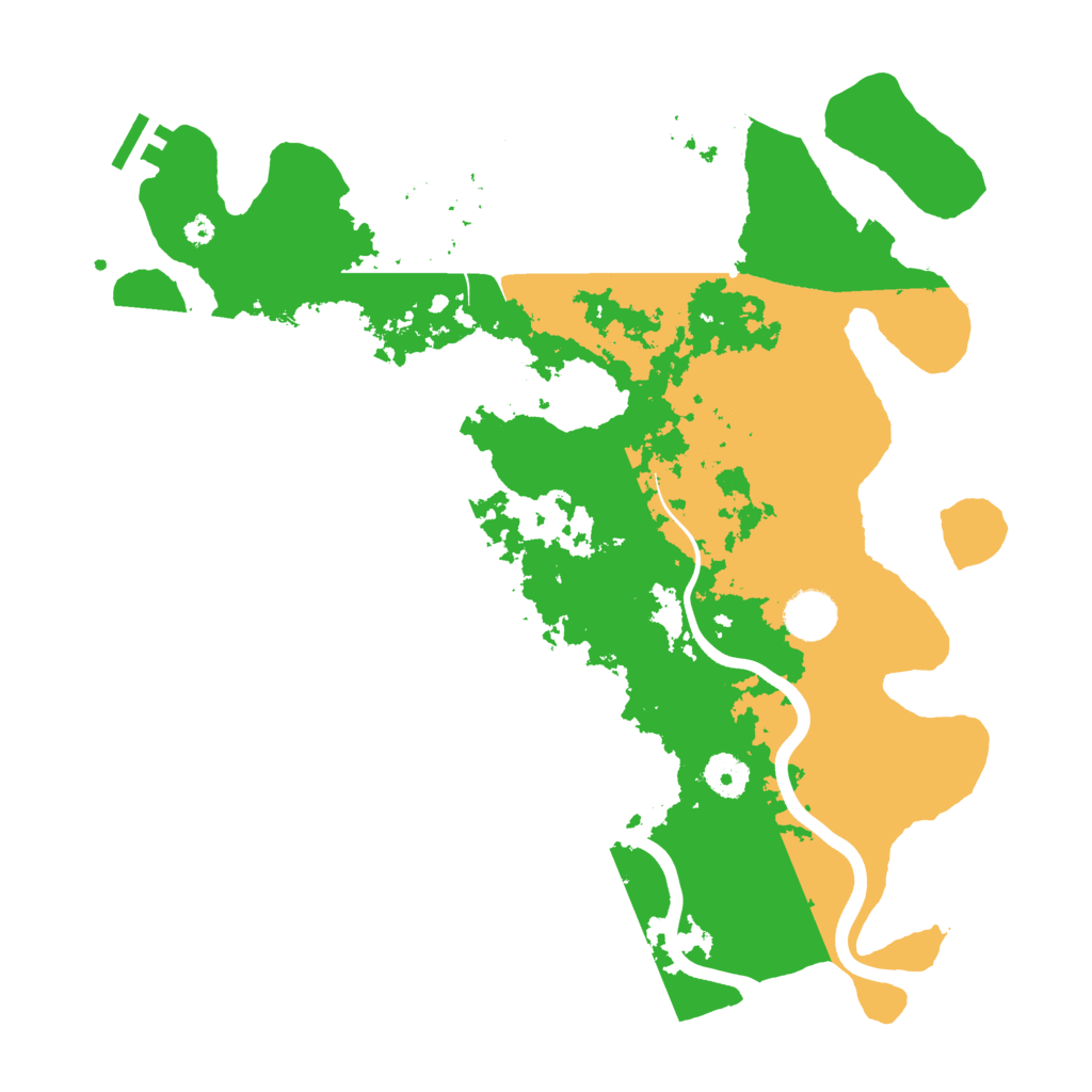Biome Rust Map: Procedural Map, Size: 3750, Seed: 1158666373