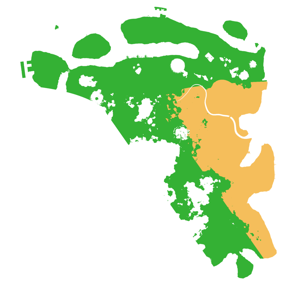 Biome Rust Map: Procedural Map, Size: 3750, Seed: 66481