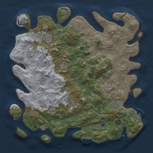 Thumbnail Rust Map: Procedural Map, Size: 4250, Seed: 759759402, 19 Monuments