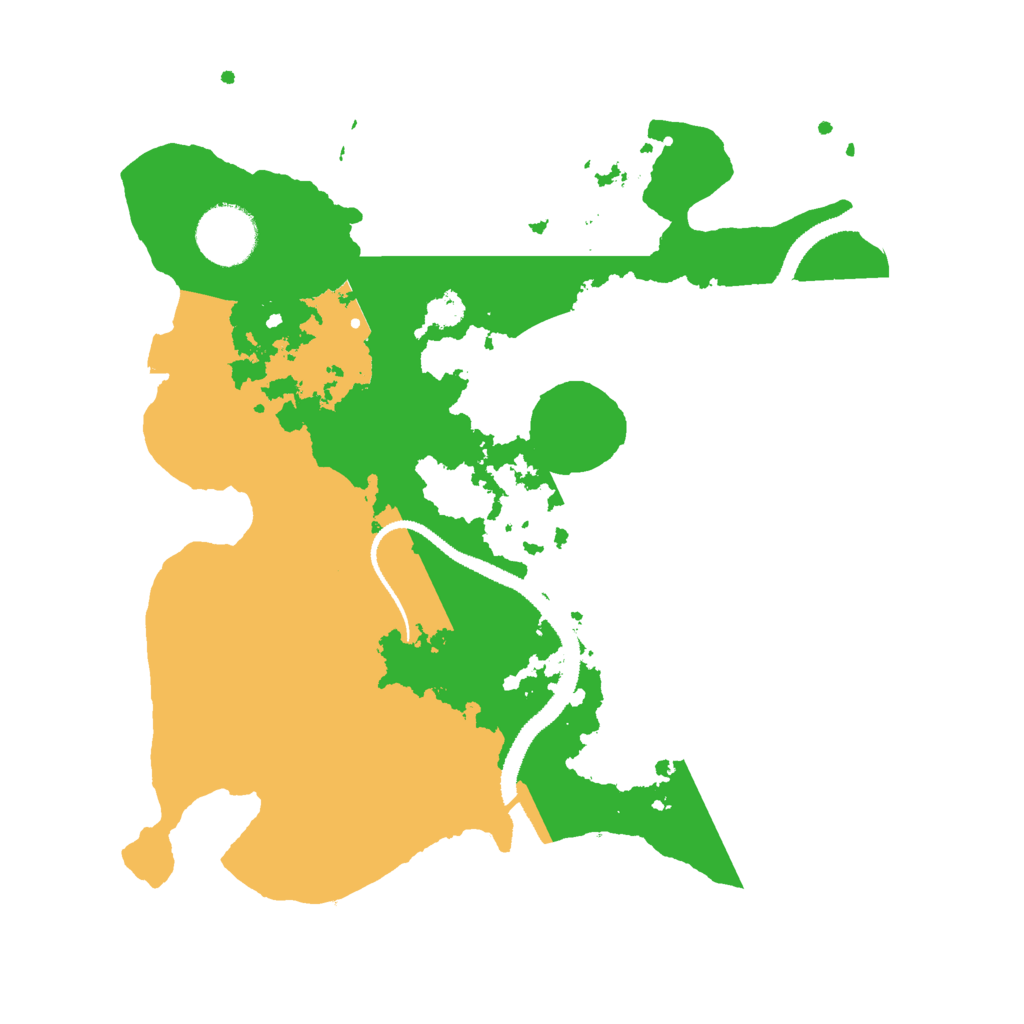 Biome Rust Map: Procedural Map, Size: 3000, Seed: 7127