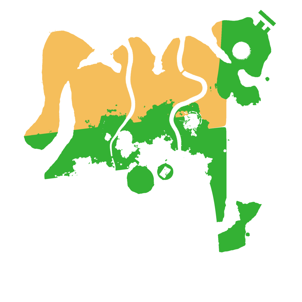Biome Rust Map: Procedural Map, Size: 3000, Seed: 28208
