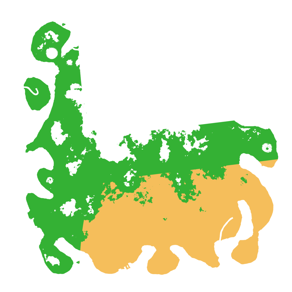 Biome Rust Map: Procedural Map, Size: 4500, Seed: 43412