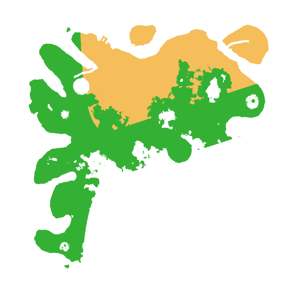 Biome Rust Map: Procedural Map, Size: 3300, Seed: 12395