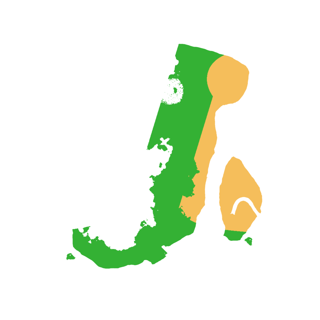 Biome Rust Map: Procedural Map, Size: 2000, Seed: 590483698