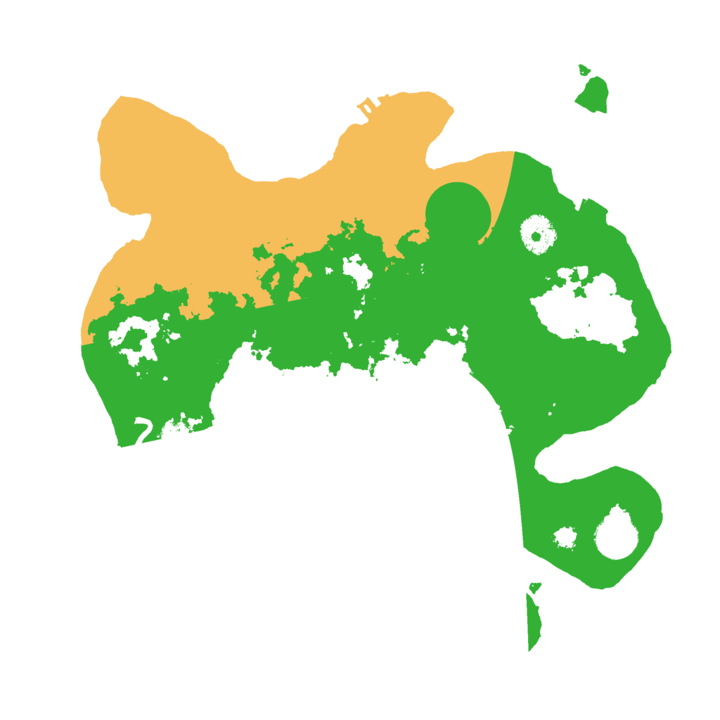 Biome Rust Map: Procedural Map, Size: 3000, Seed: 8485609