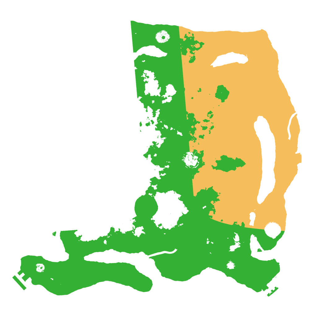 Biome Rust Map: Procedural Map, Size: 3681, Seed: 1441133105