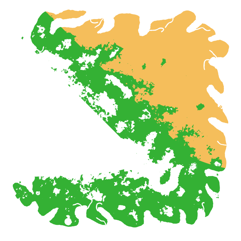 Biome Rust Map: Procedural Map, Size: 6000, Seed: 369426570