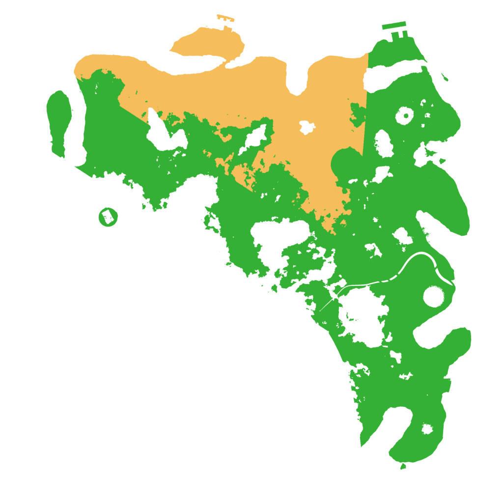 Biome Rust Map: Procedural Map, Size: 4250, Seed: 12540