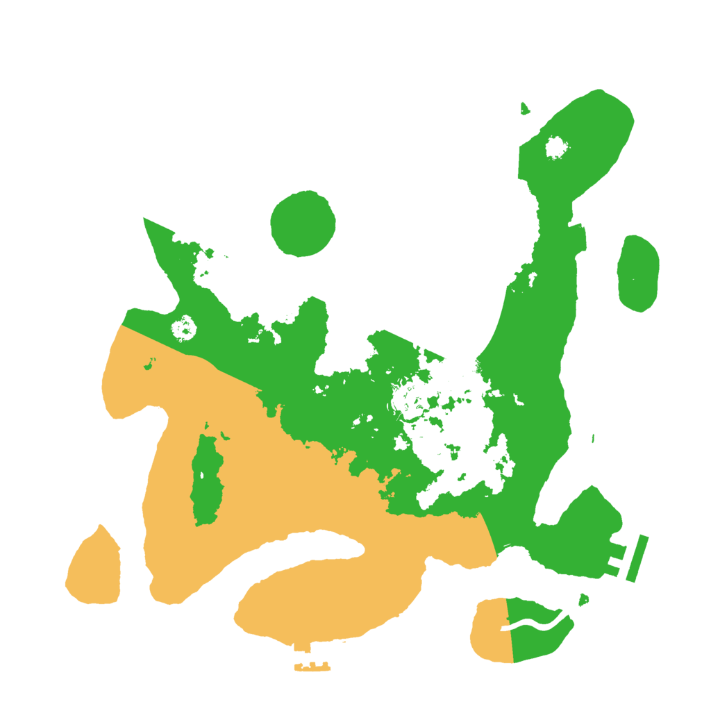 Biome Rust Map: Procedural Map, Size: 3000, Seed: 114709947