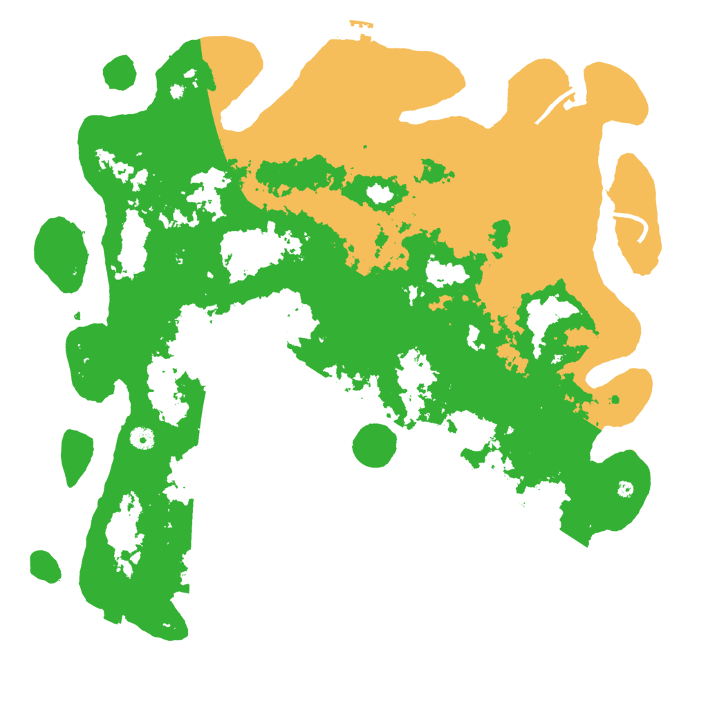 Biome Rust Map: Procedural Map, Size: 4500, Seed: 609037