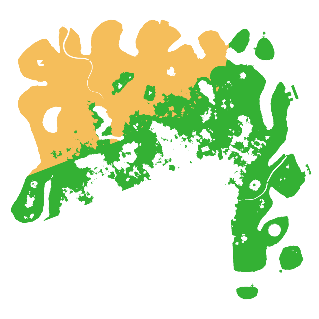 Biome Rust Map: Procedural Map, Size: 4500, Seed: 2035963889