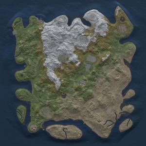 Thumbnail Rust Map: Procedural Map, Size: 4250, Seed: 1908629717, 19 Monuments