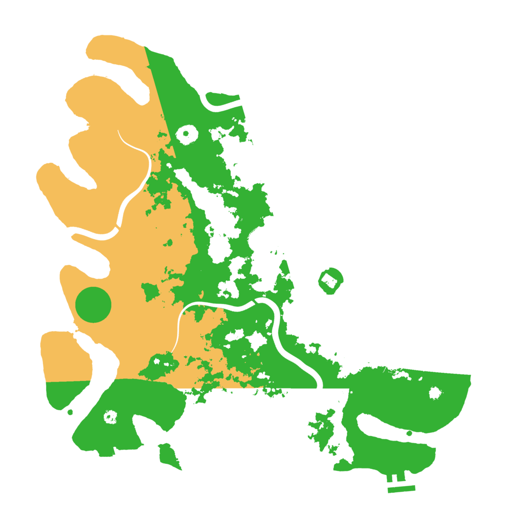 Biome Rust Map: Procedural Map, Size: 3799, Seed: 511145675