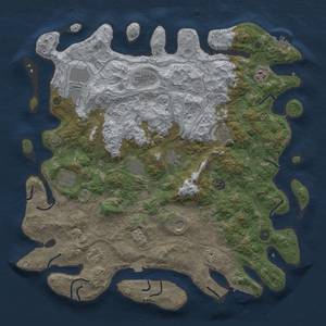 Thumbnail Rust Map: Procedural Map, Size: 4500, Seed: 1527080773, 19 Monuments