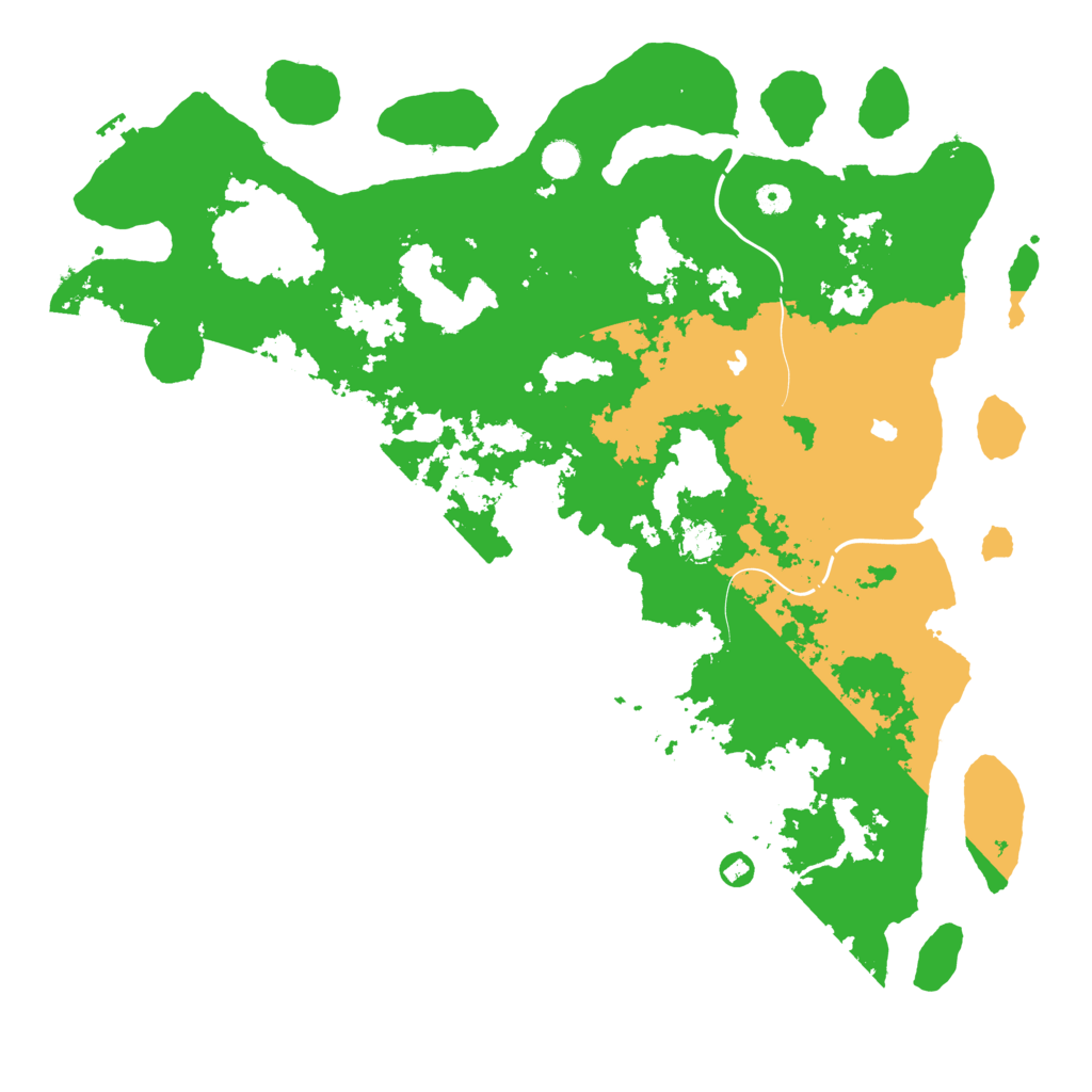 Biome Rust Map: Procedural Map, Size: 5000, Seed: 1789299913