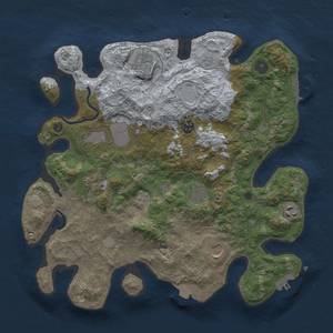 Thumbnail Rust Map: Procedural Map, Size: 3650, Seed: 1387226252, 16 Monuments