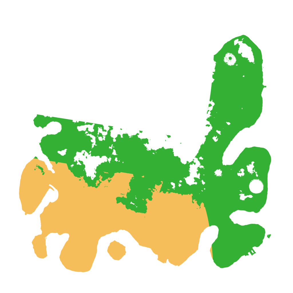 Biome Rust Map: Procedural Map, Size: 3650, Seed: 1387226252