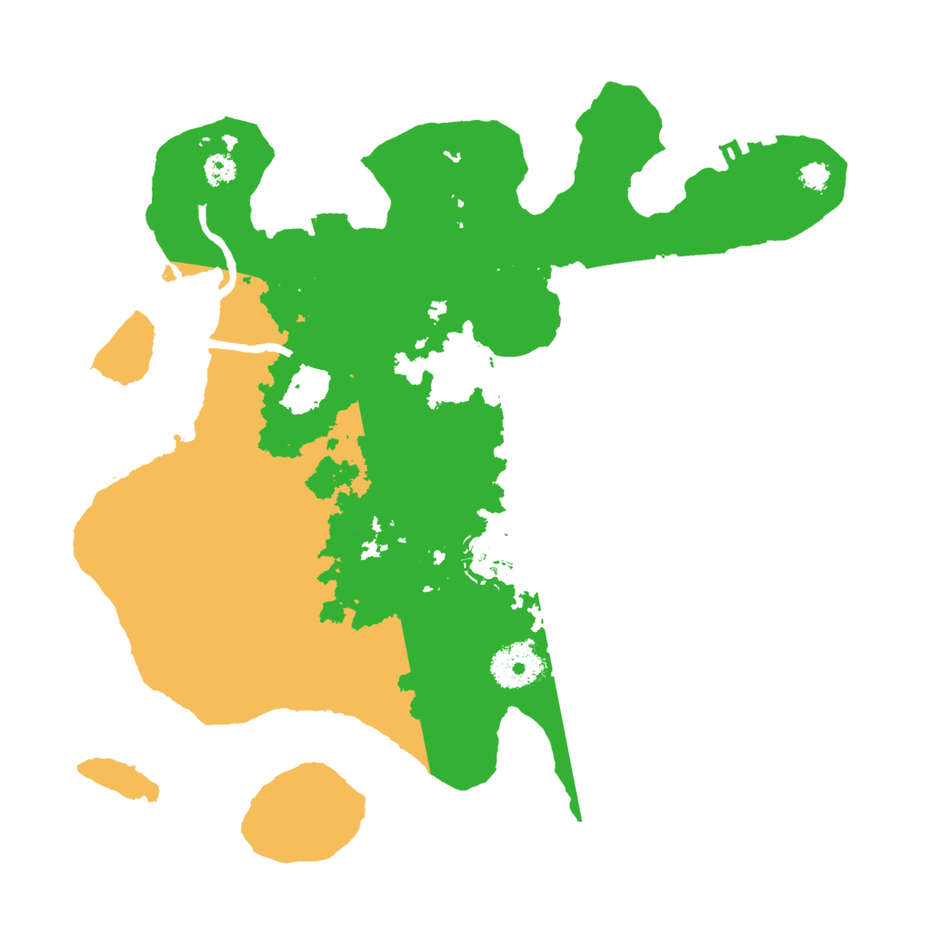 Biome Rust Map: Procedural Map, Size: 3000, Seed: 23647908