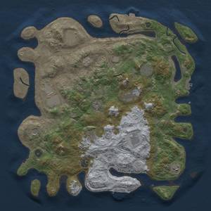 Thumbnail Rust Map: Procedural Map, Size: 4250, Seed: 2035822460, 19 Monuments