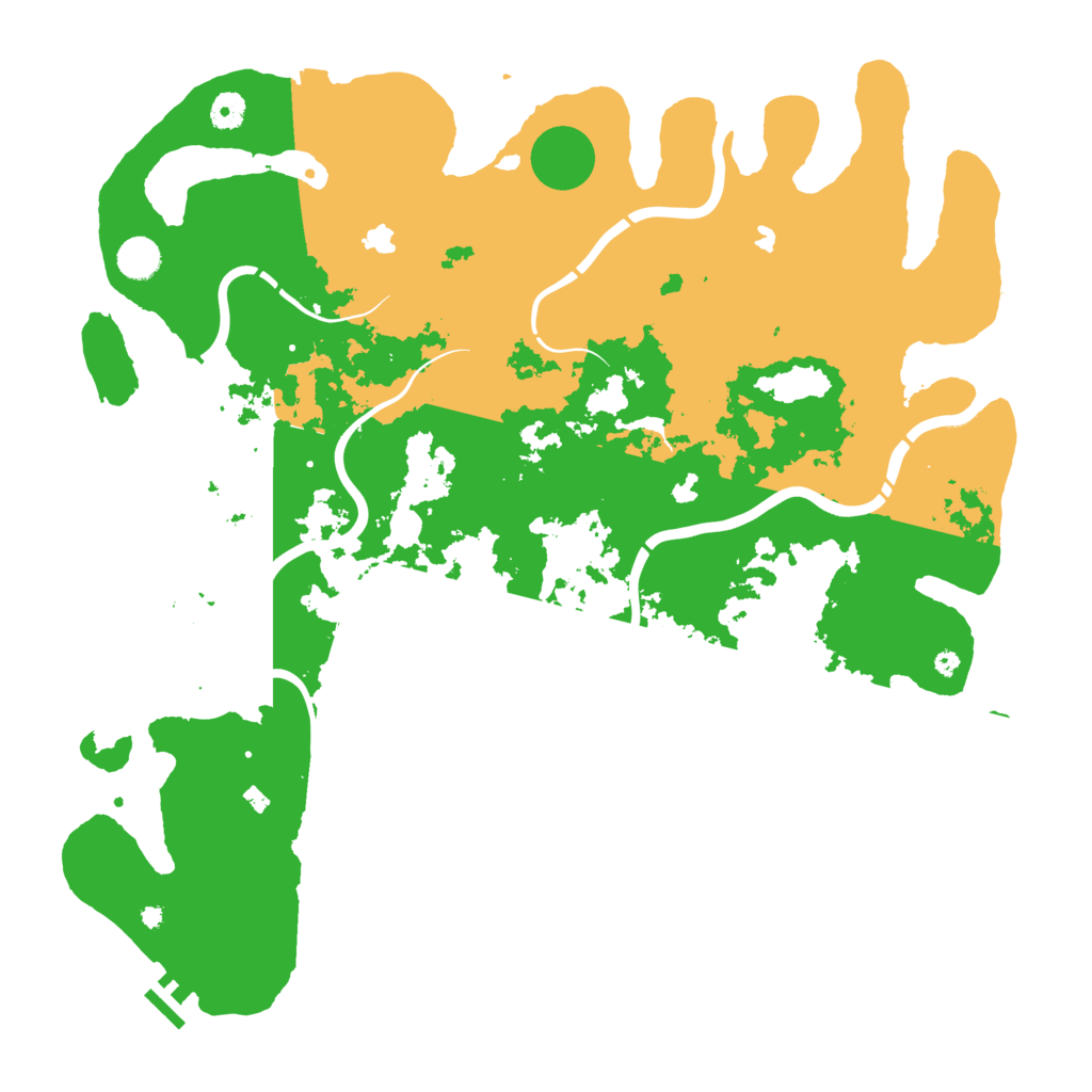 Biome Rust Map: Procedural Map, Size: 4500, Seed: 1964074392