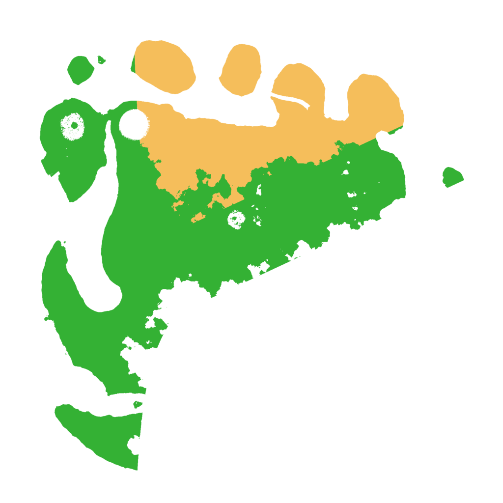 Biome Rust Map: Procedural Map, Size: 3000, Seed: 391562387